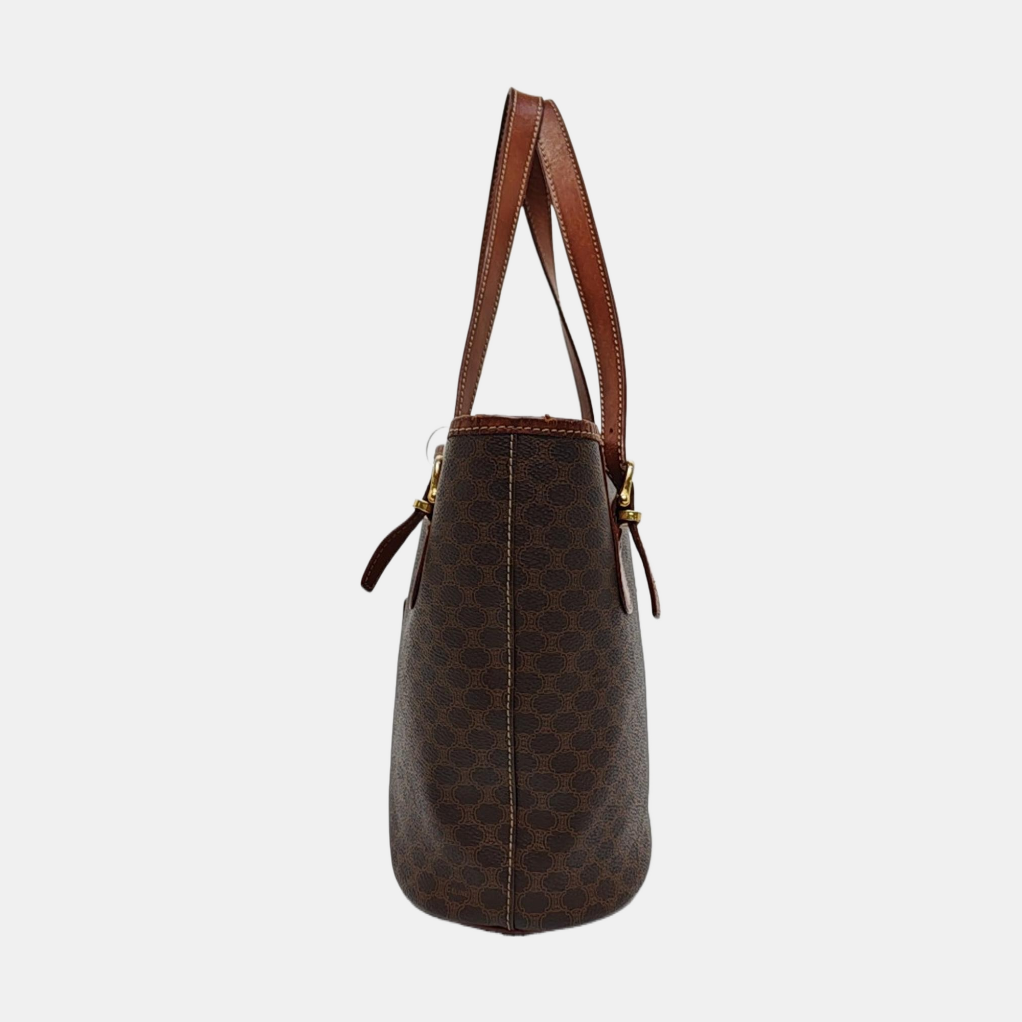 MACADAM TOTE Coated Canvas Brown