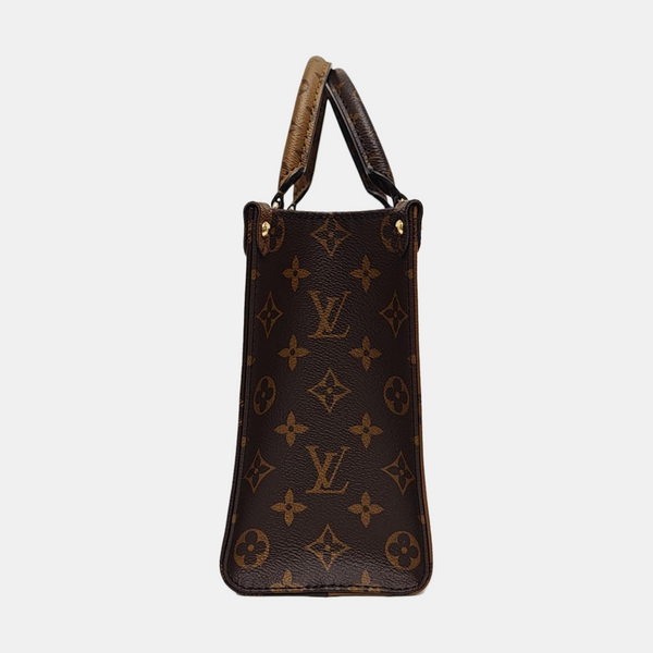 ONTHEGO PM Monogram Coated Canvas Brown