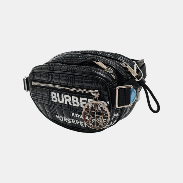 Horseferry Quilted Canvas Black