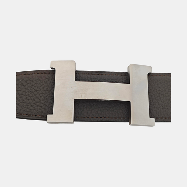 Leather Belt Gray