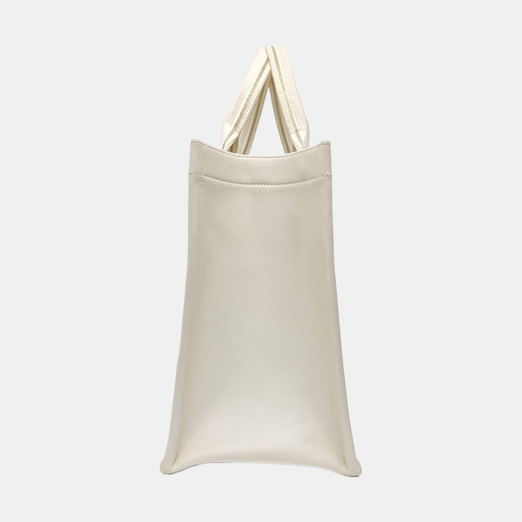 Book Tote Medium Canvas White