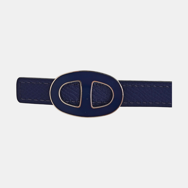 Leather Belt Blue