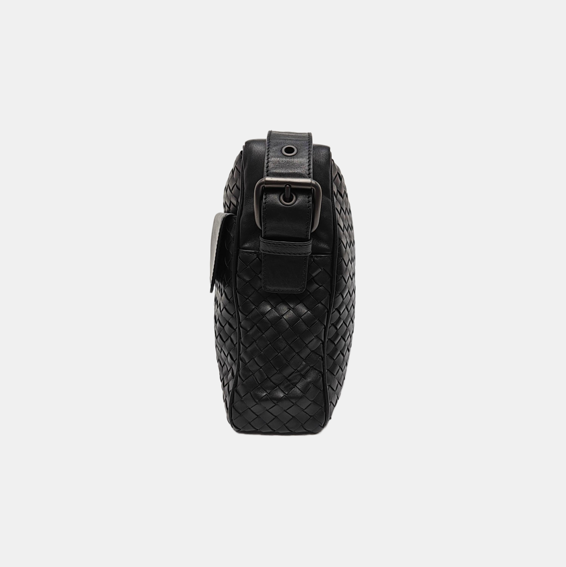 Calfskin Shoulder Bag Black