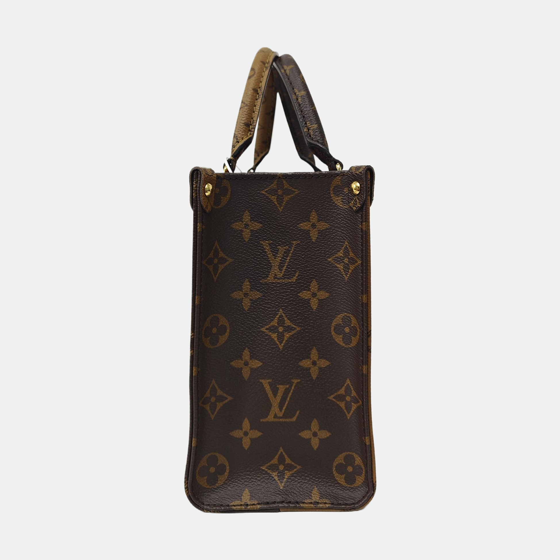 ONTHEGO PM Monogram Coated Canvas Brown