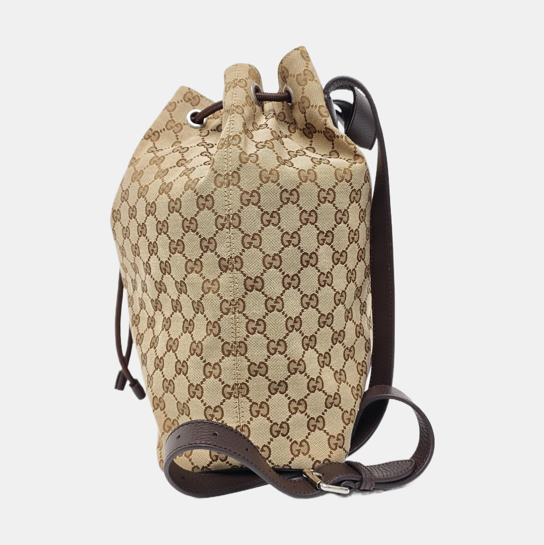 Monogram Canvas Backpack Beige