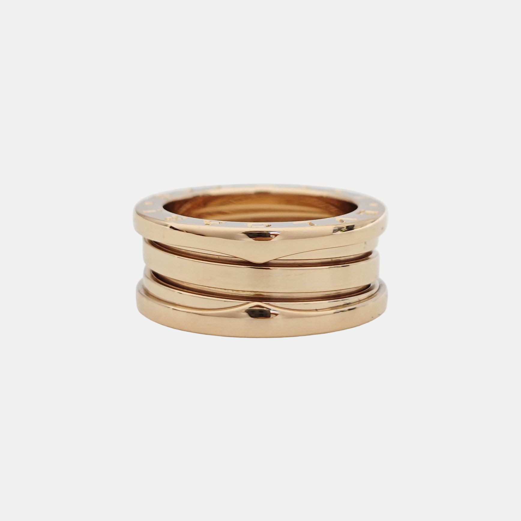 B.ZERO1 18k Rose Gold Ring EU 51