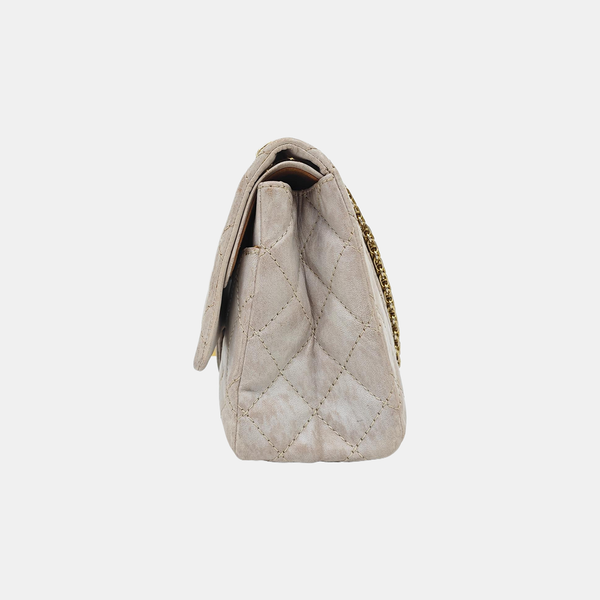 2.55 227 (jumbo) Quilted Calfskin Gray