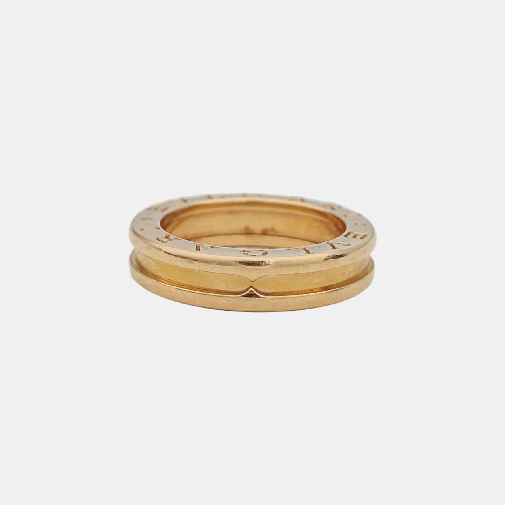 B.ZERO1 18k Rose Gold Ring EU 51