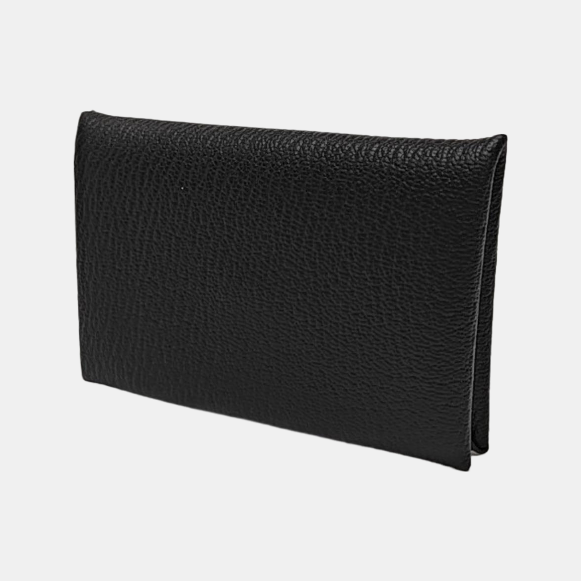 Calvi Chèvre Mysore Black Card Holder