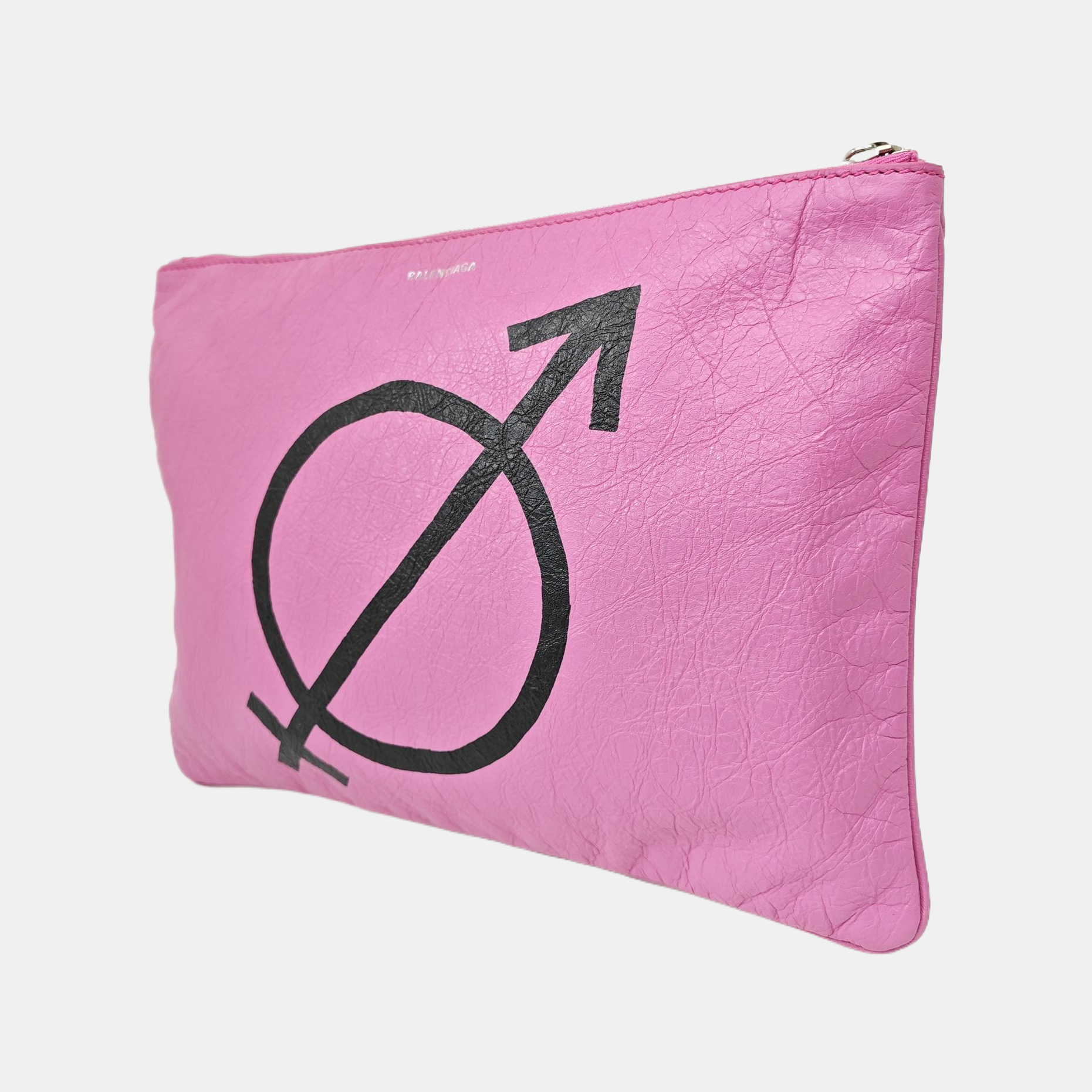 Calfskin Clutch Pink