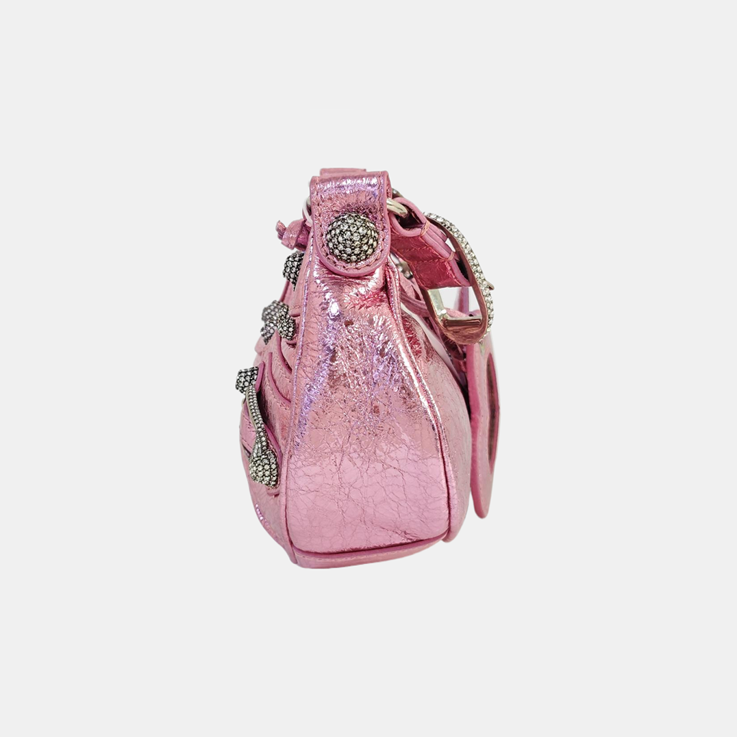 Le Cagole Mini Lambskin Pink