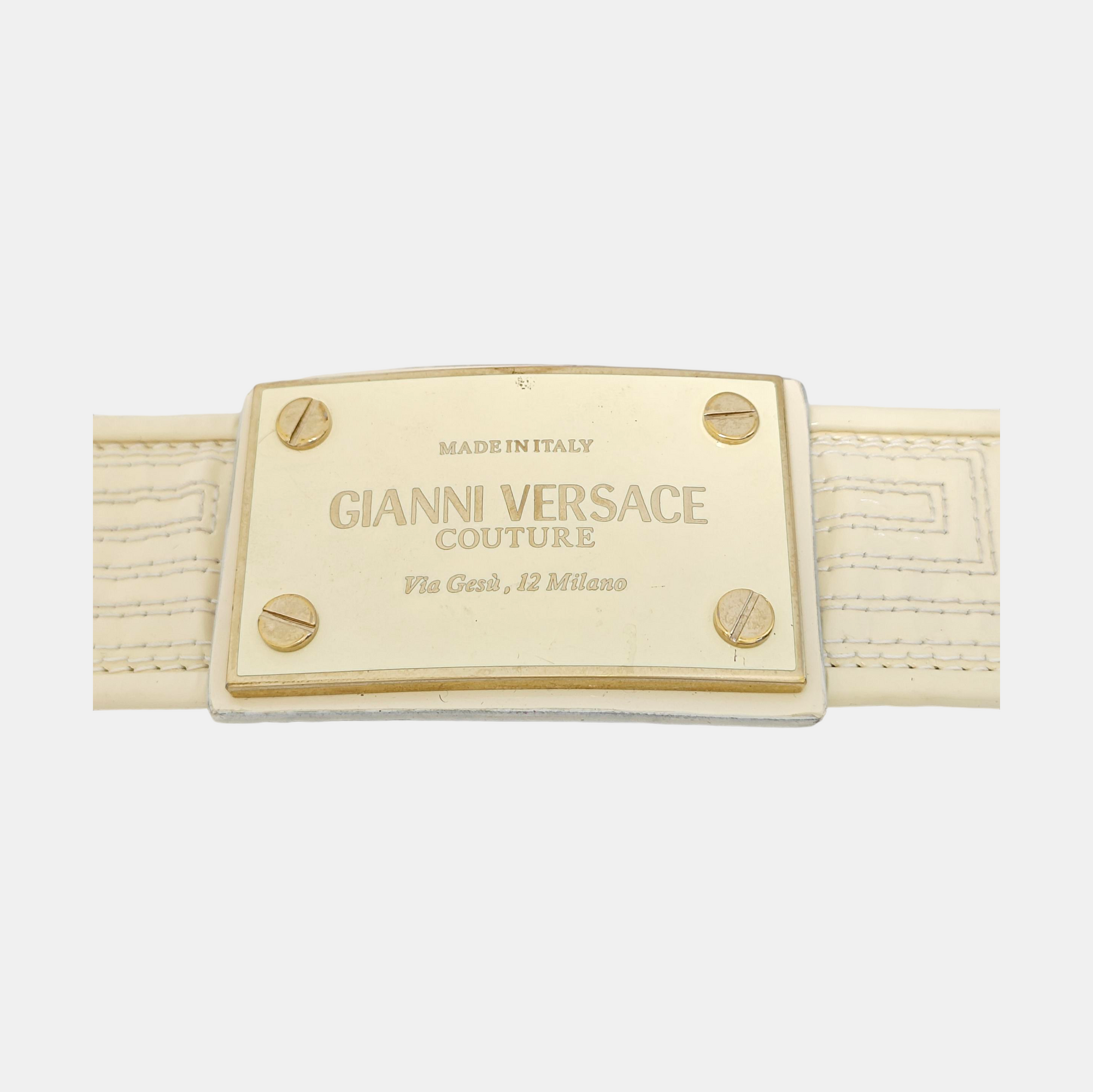 Leather Belt Yellow