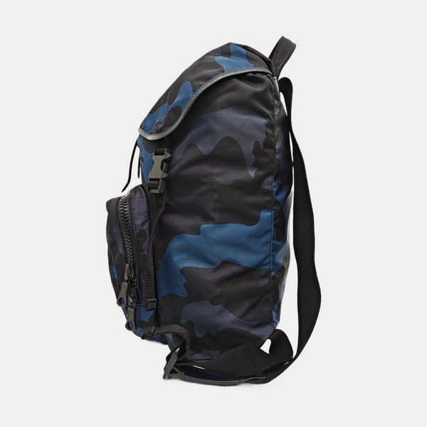 Nylon Backpack Blue