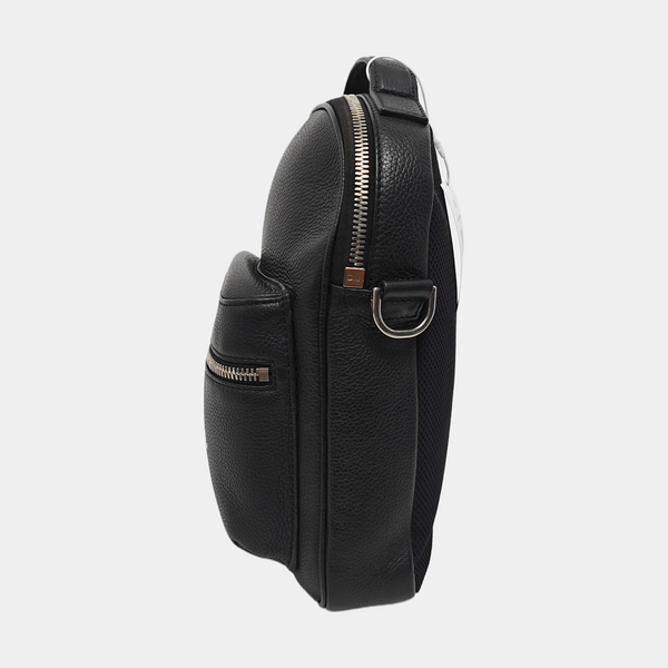 Calfskin Shoulder Bag Black
