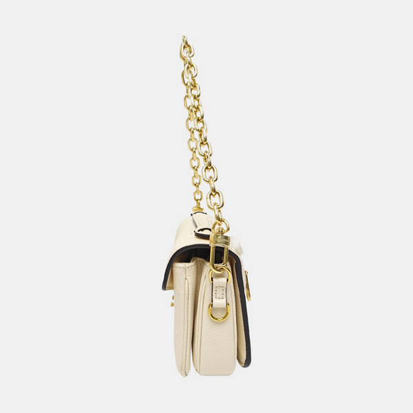 MÉTIS EAST WEST Monogram Calfskin Beige