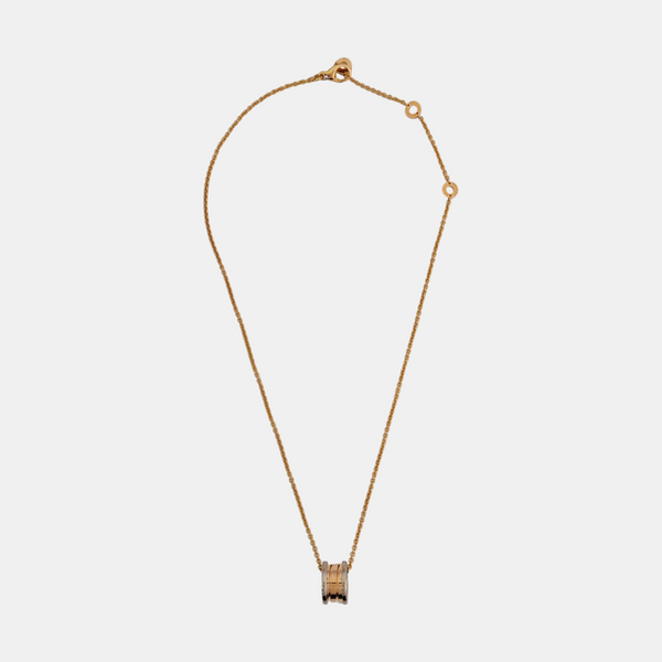 B.ZERO1 18k White Gold Rose Gold Necklace