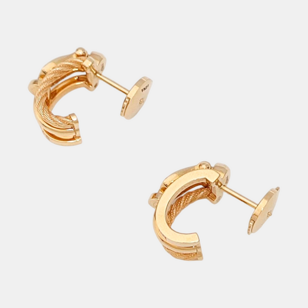 18k Rose Gold Stud Earrings