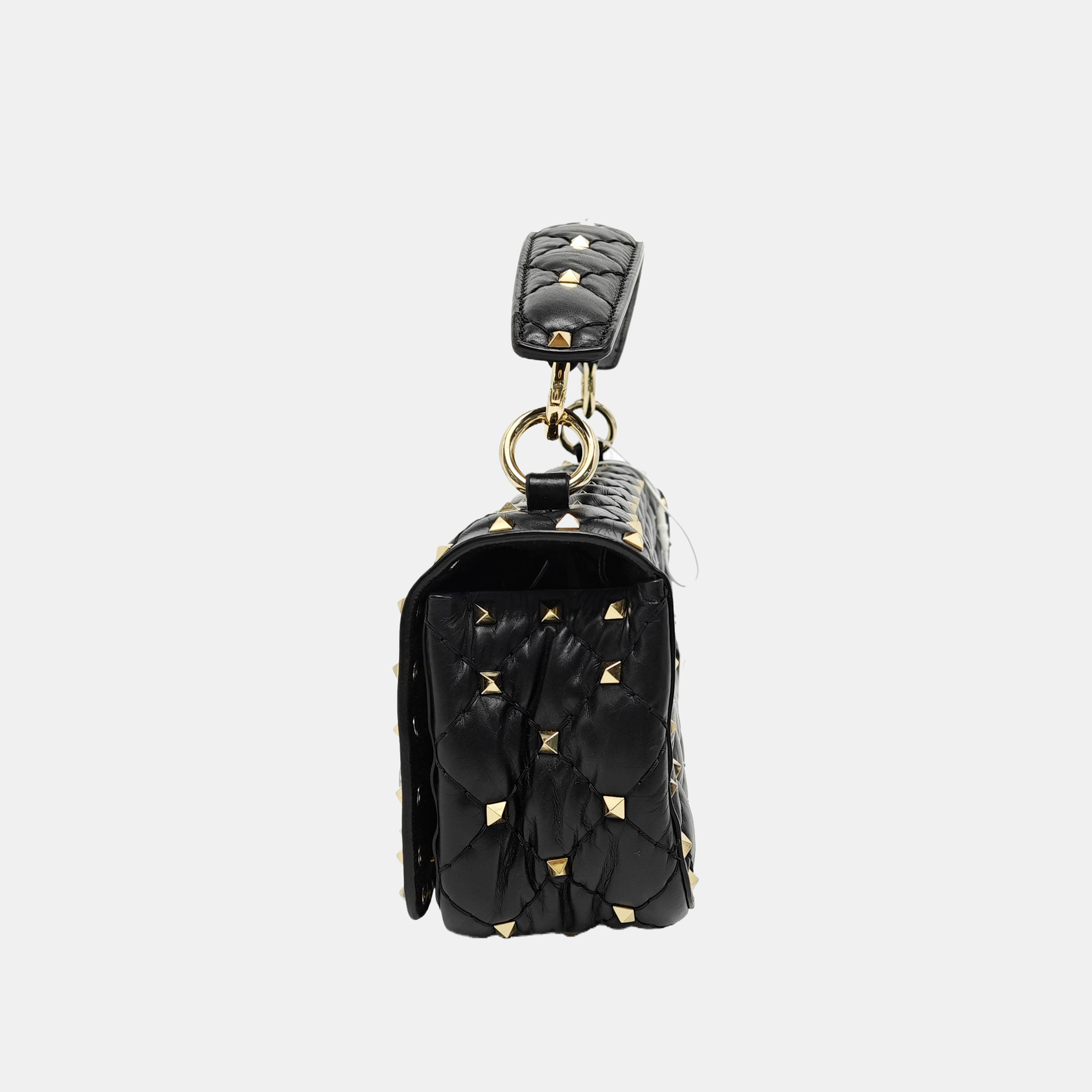 Calfskin Shoulder Bag Black