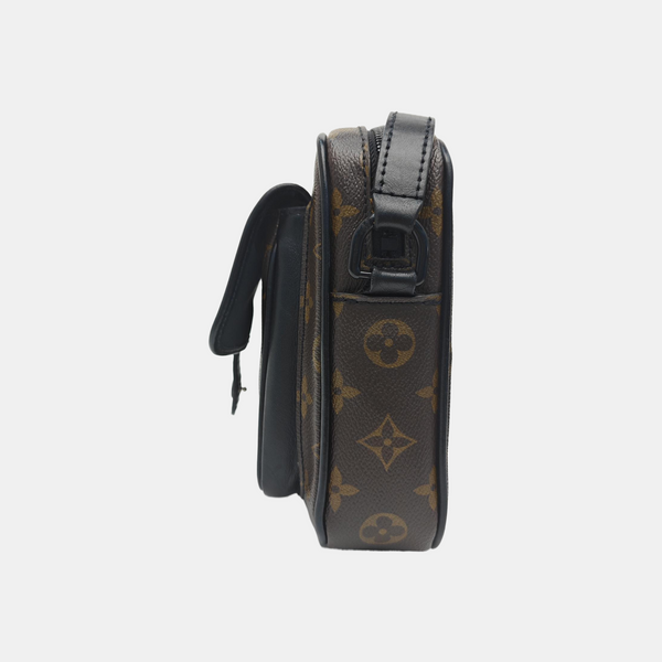CHRISTOPHER Monogram Coated Canvas Brown