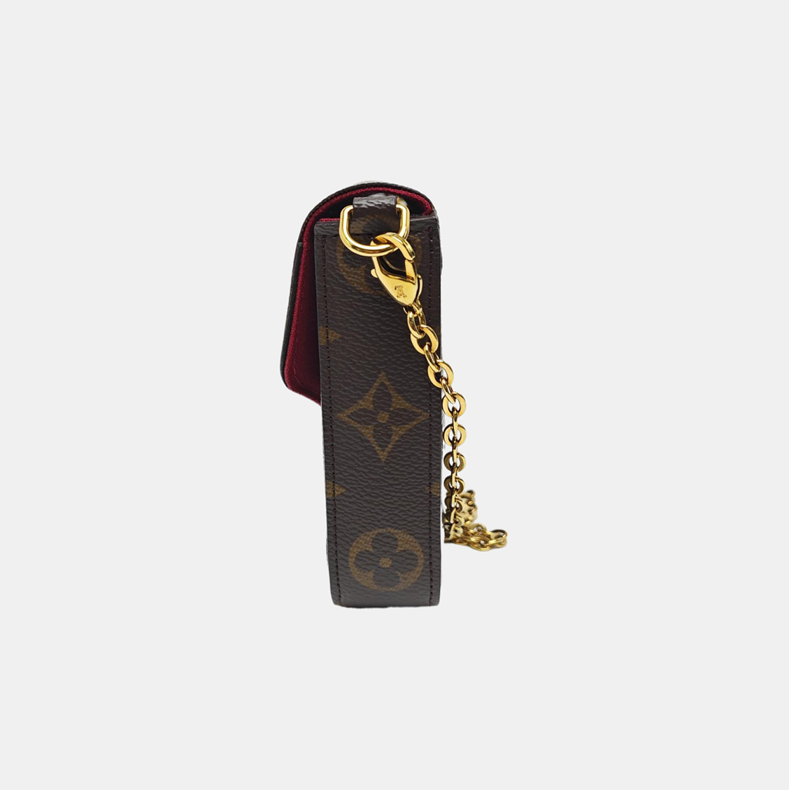 FÉLICIE Monogram Coated Canvas Brown