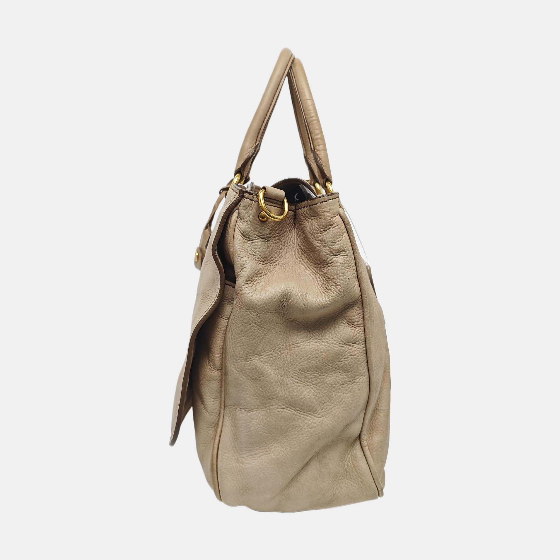 Calfskin Tote Bag Beige
