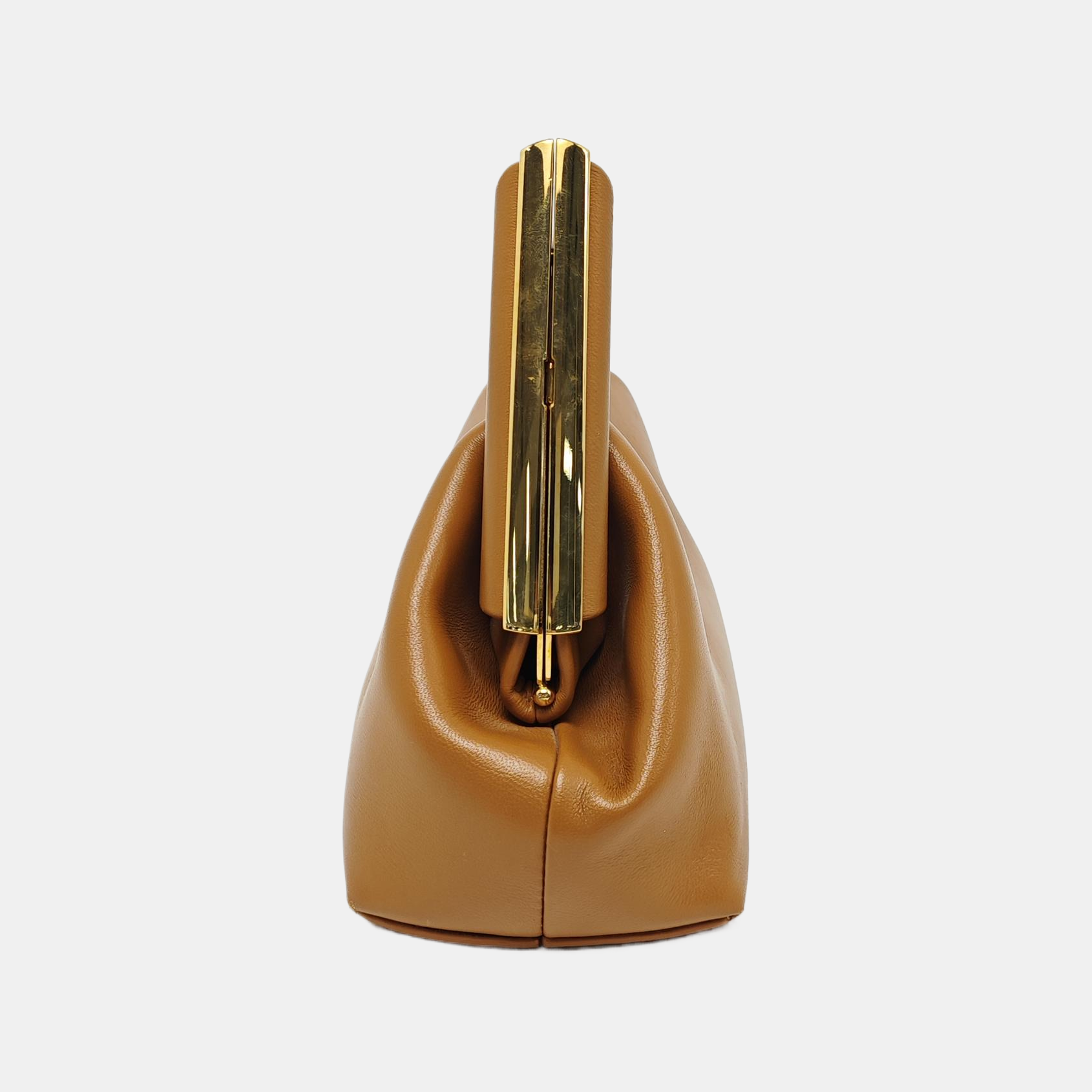 Authenticated pre-owned  First Small Lambskin Brown - Clutch at Looply