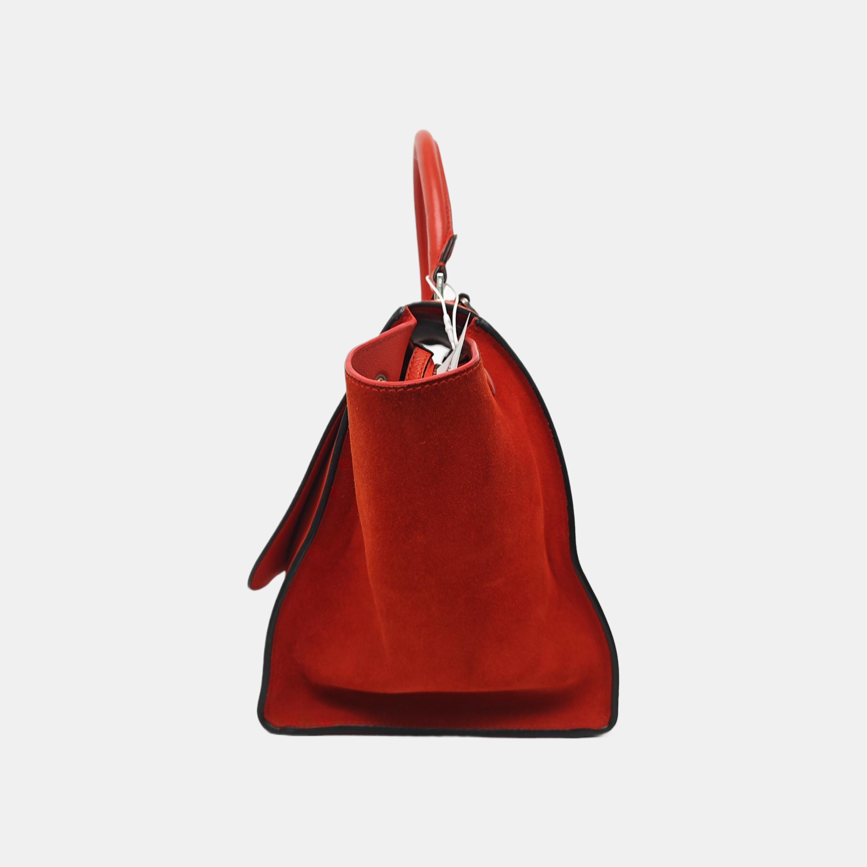 TRAPEZE Medium Calfskin Red