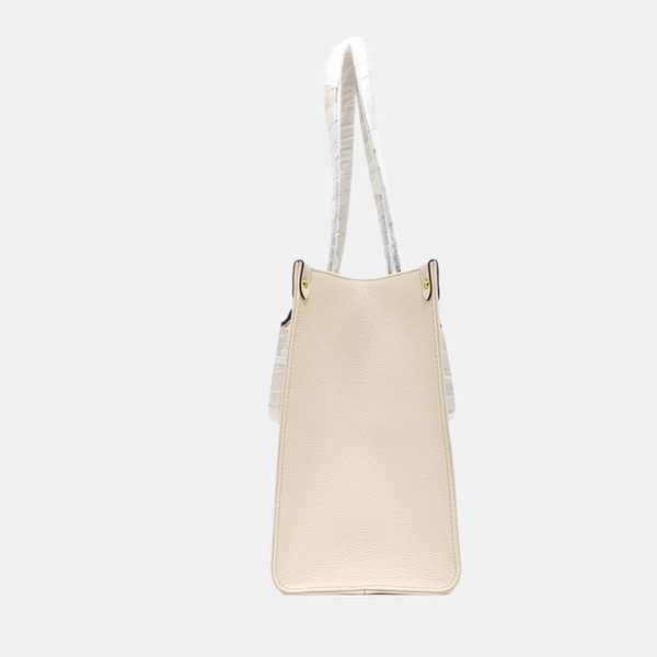 ONTHEGO MM Monogram Calfskin Beige