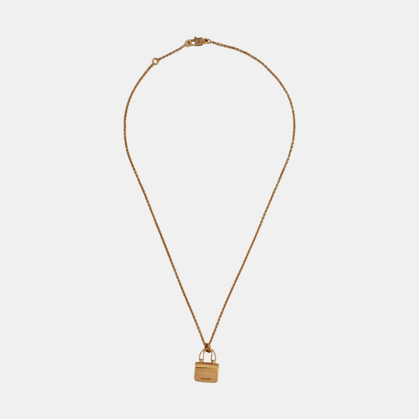 Amulettes Constance 18k Rose Gold Necklace