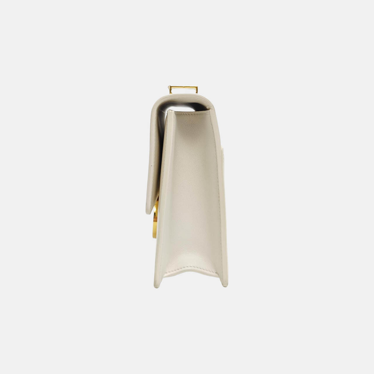 Authenticated pre-owned  30 Montaigne Calfskin White - Crossbody Bag at Looply