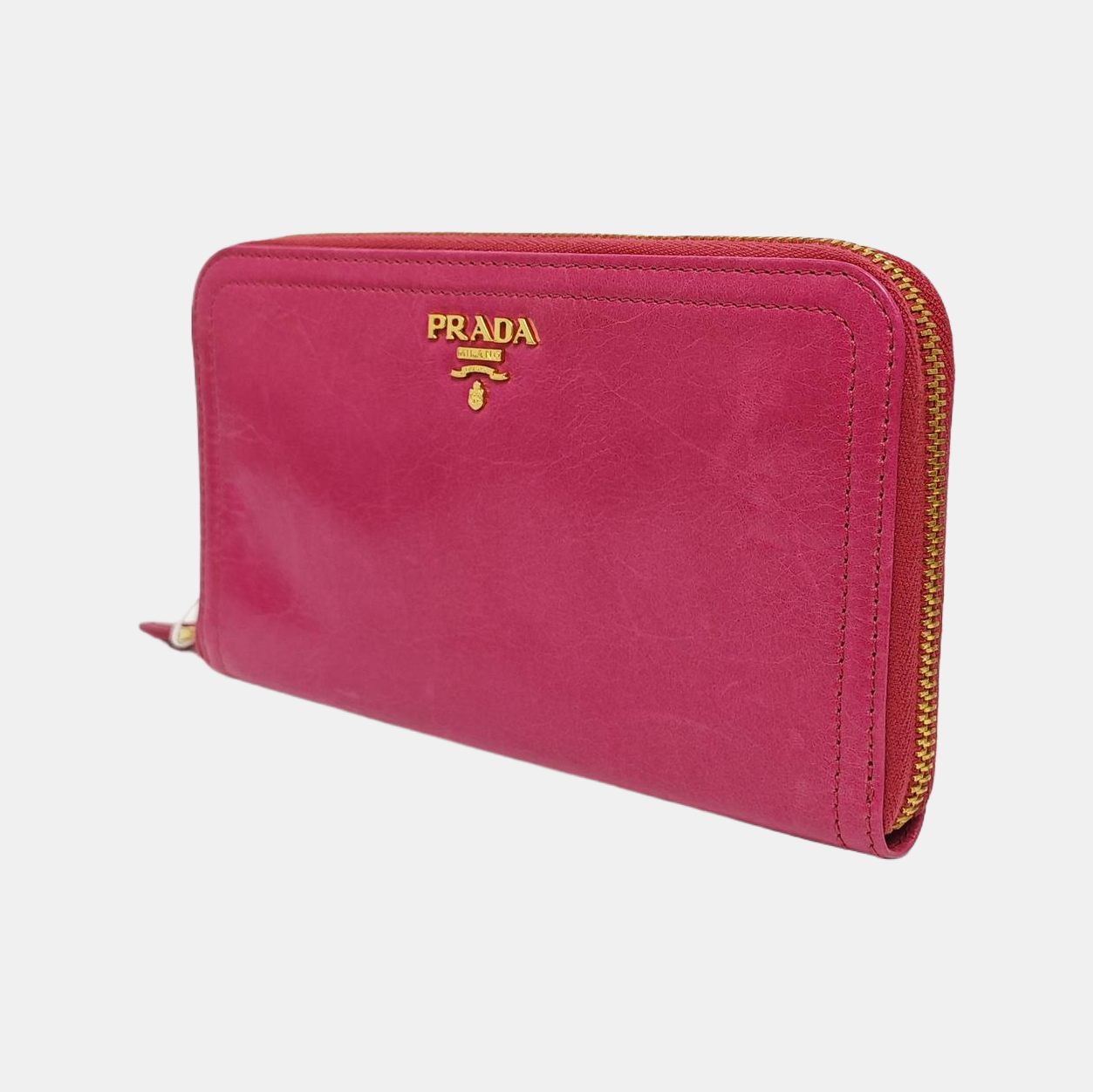 Saffiano Calfskin Wallet Red