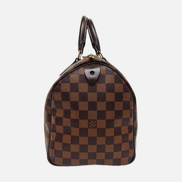 SPEEDY 30 Damier Ebene Coated Canvas Brown