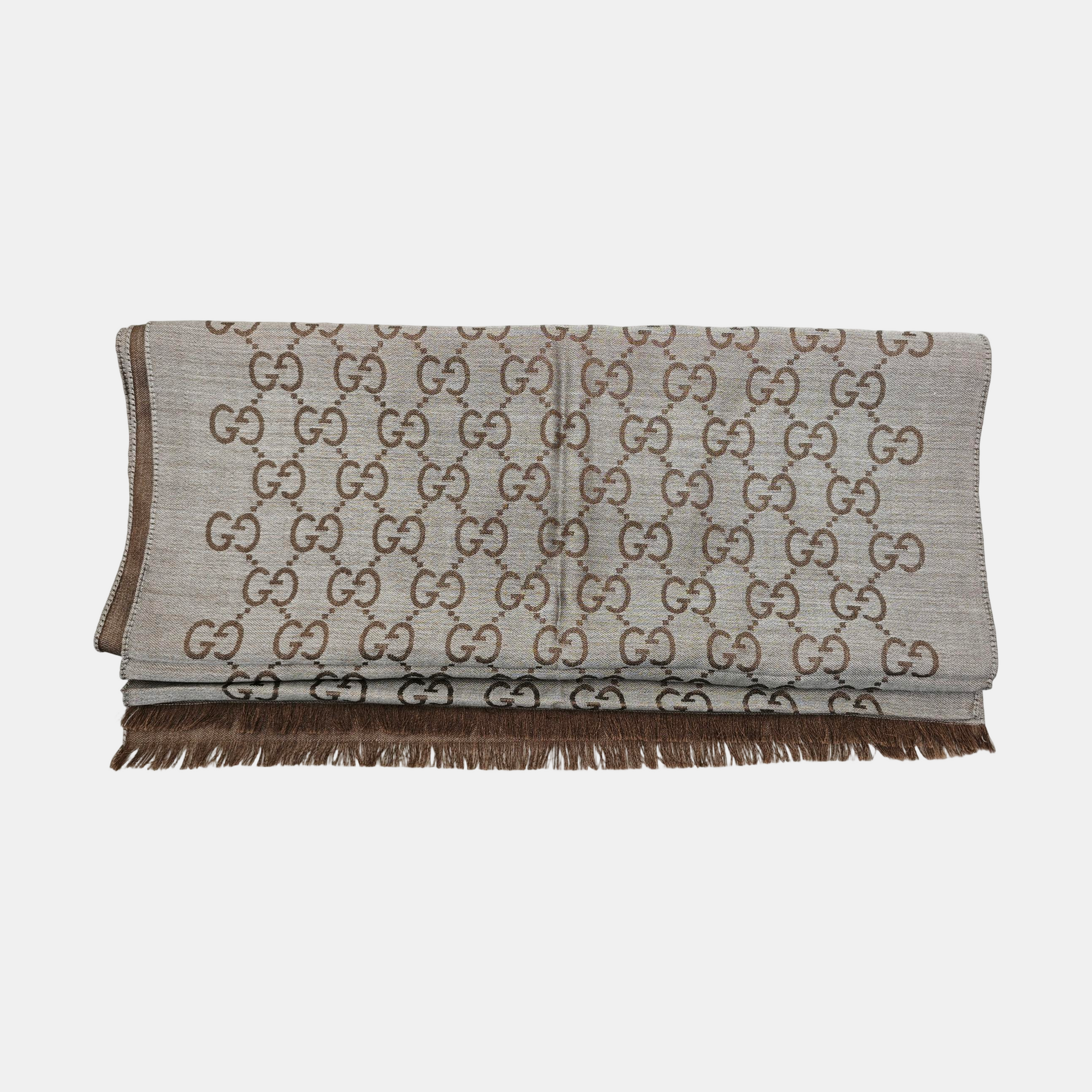 Wool Scarf Gray