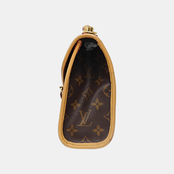 IVY Monogram Coated Canvas Brown