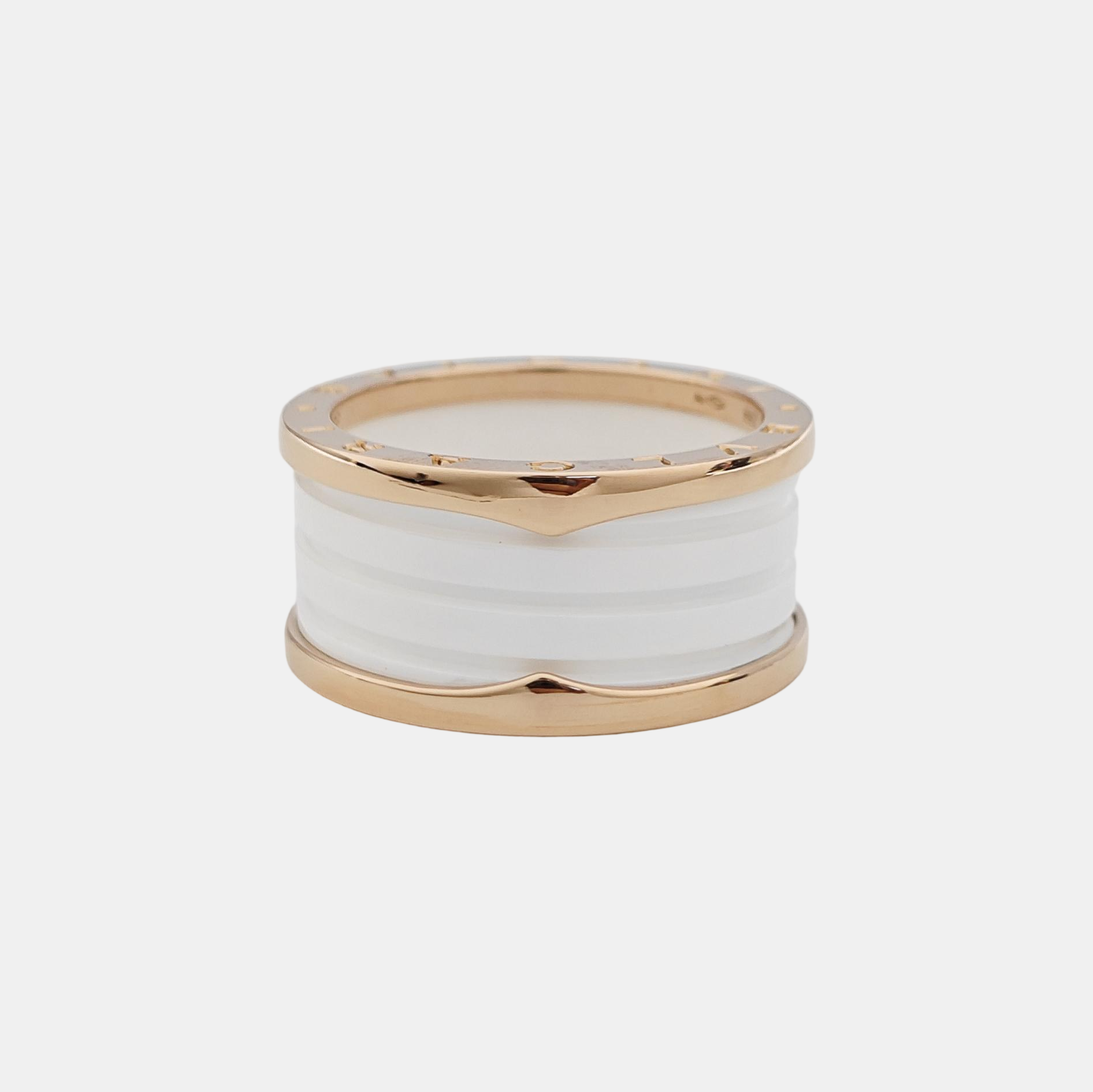 B.ZERO1 18k Rose Gold Ring EU 64