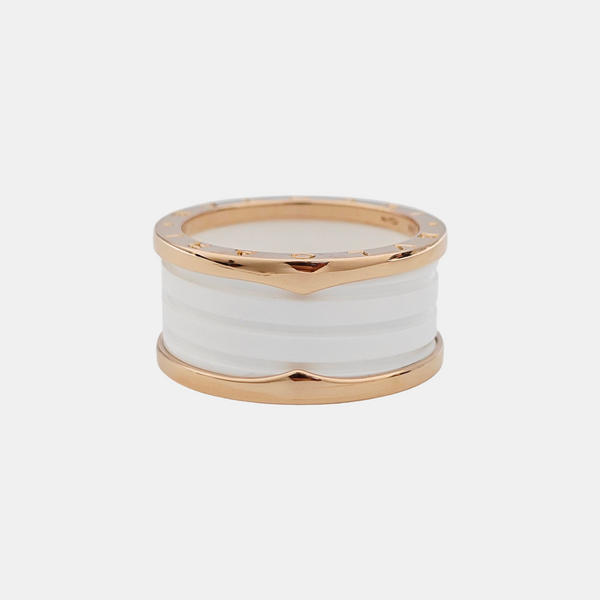 B.ZERO1 18k Rose Gold Ring EU 64