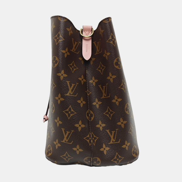 NÉONOÉ MM Monogram Coated Canvas Brown