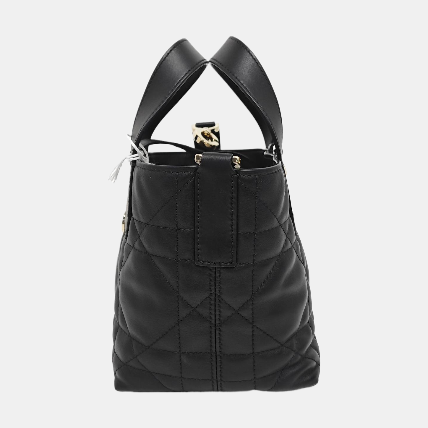 Toujours Nano Cannage Calfskin Black