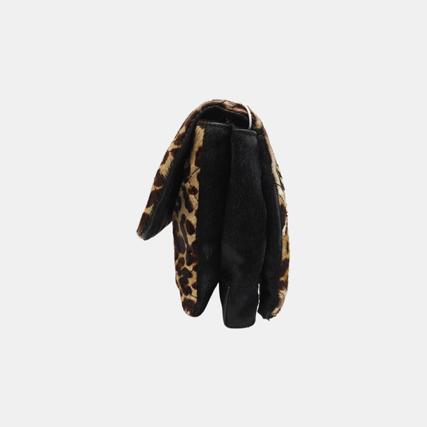 Horsehair Shoulder Bag Brown