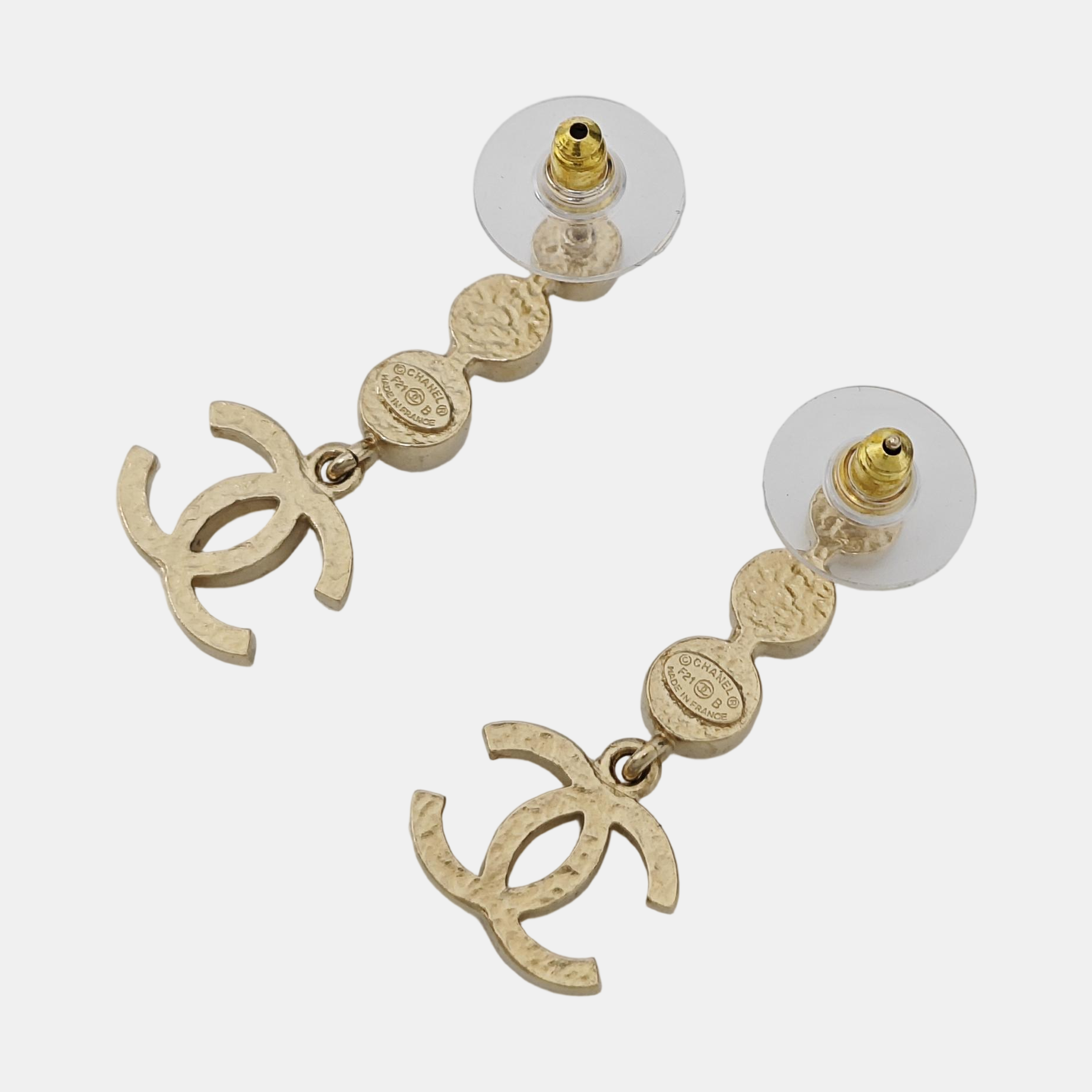 Metal Gold Stud Earrings