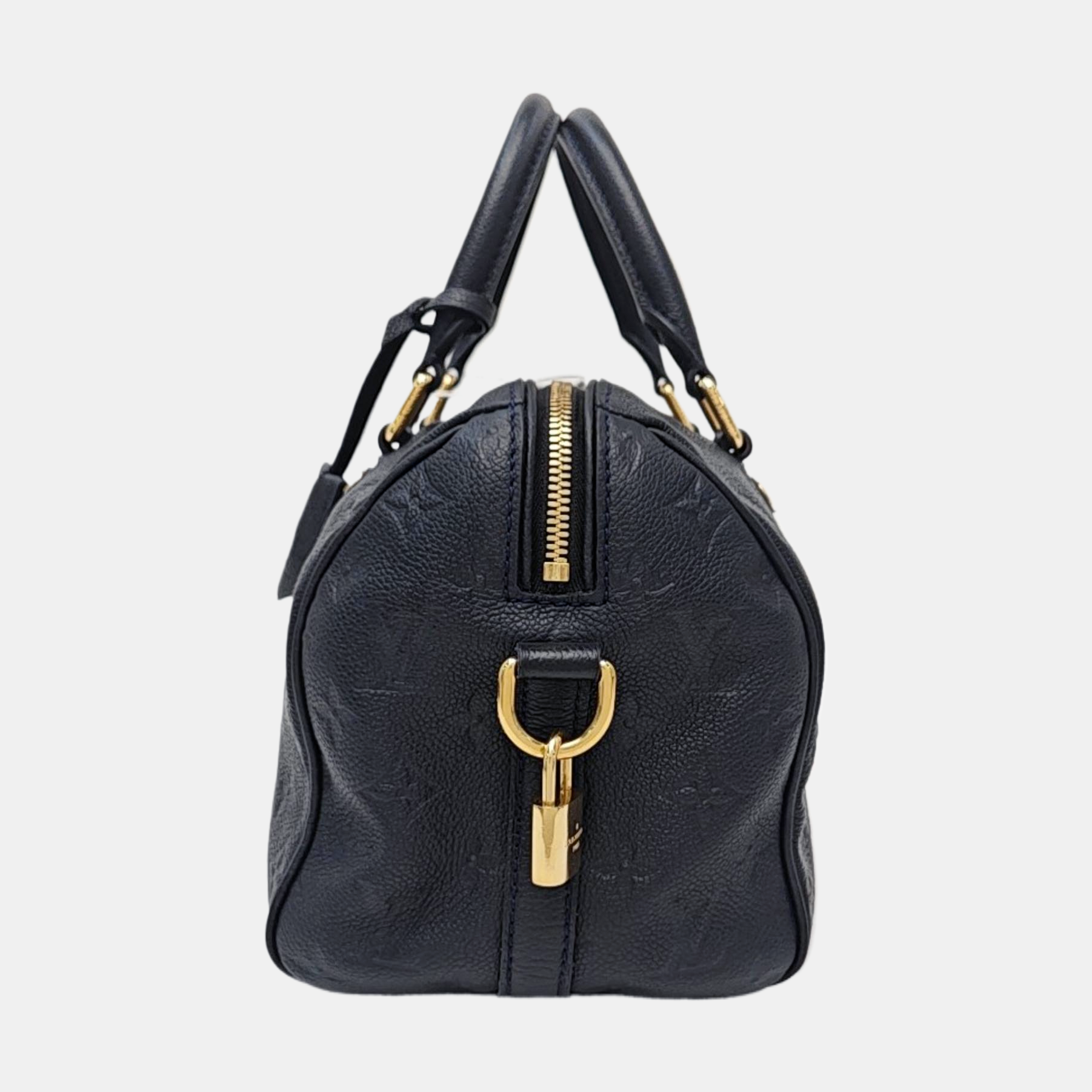 SPEEDY 25 Monogram Calfskin Black