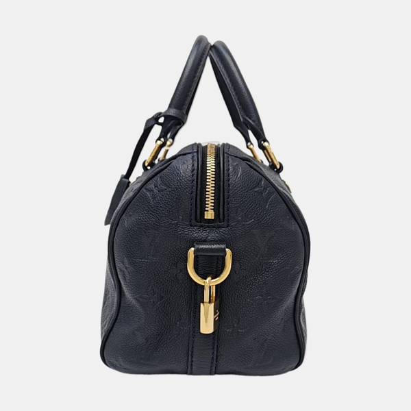 SPEEDY 25 Monogram Calfskin Black