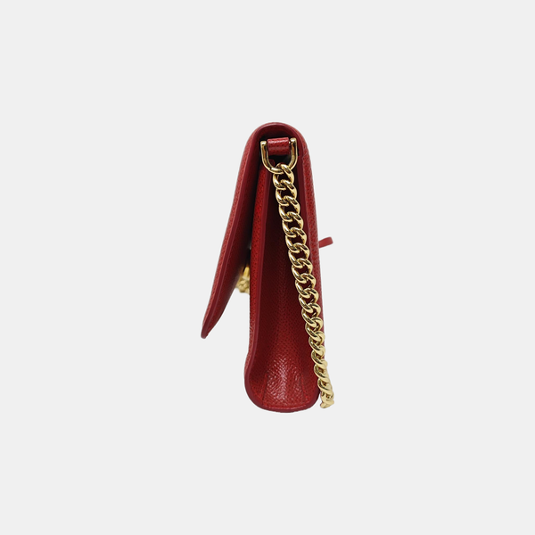 Ginny Mini Calfskin Red