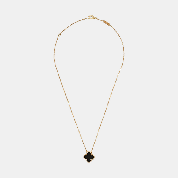 Vintage Alhambra 18k Gold Necklace