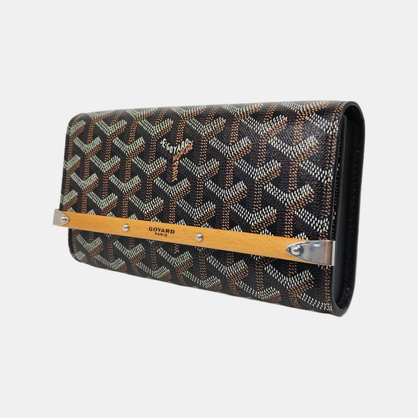 Monte-Carlo Mini Coated Canvas Black Wallet