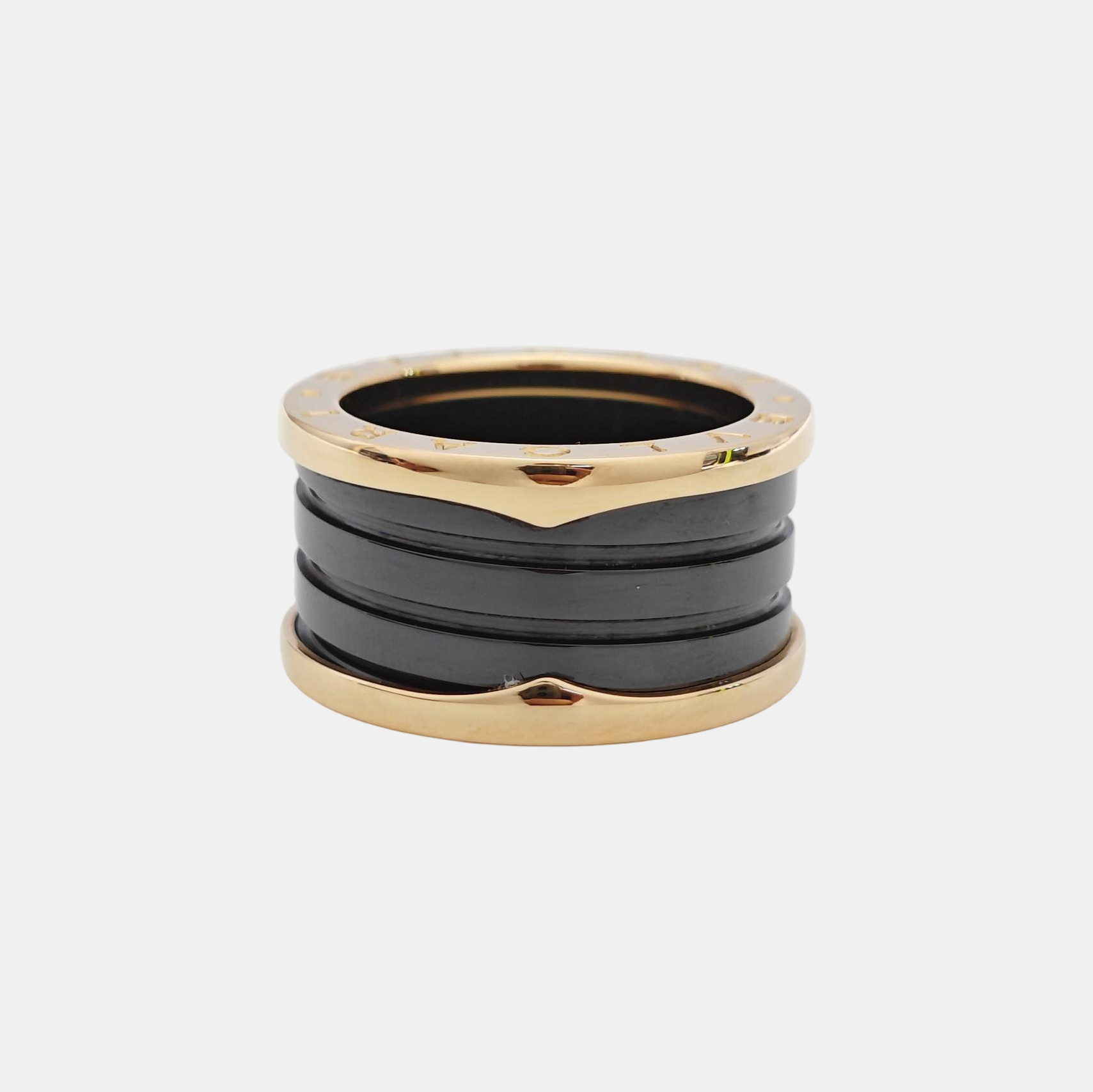 B.ZERO1 18k Rose Gold Ring EU 55