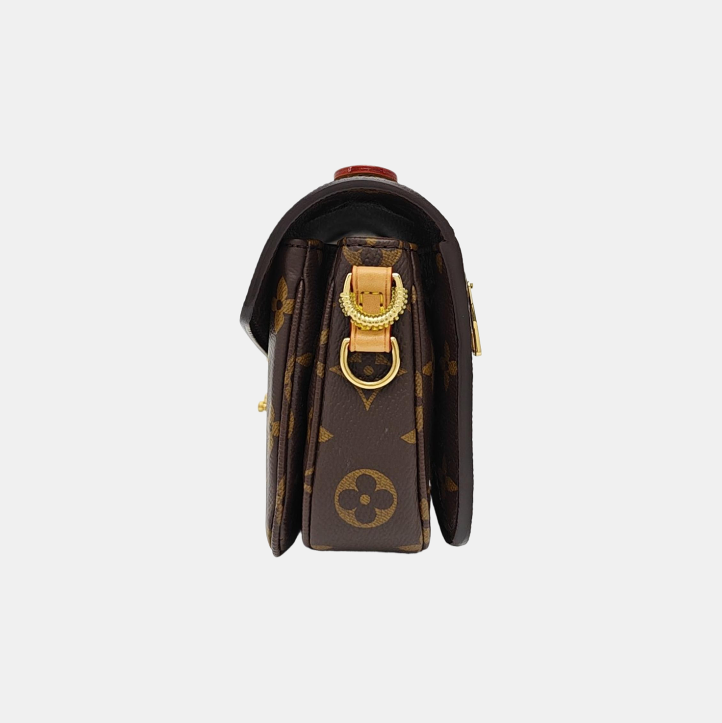 MÉTIS EAST WEST Monogram Coated Canvas Brown