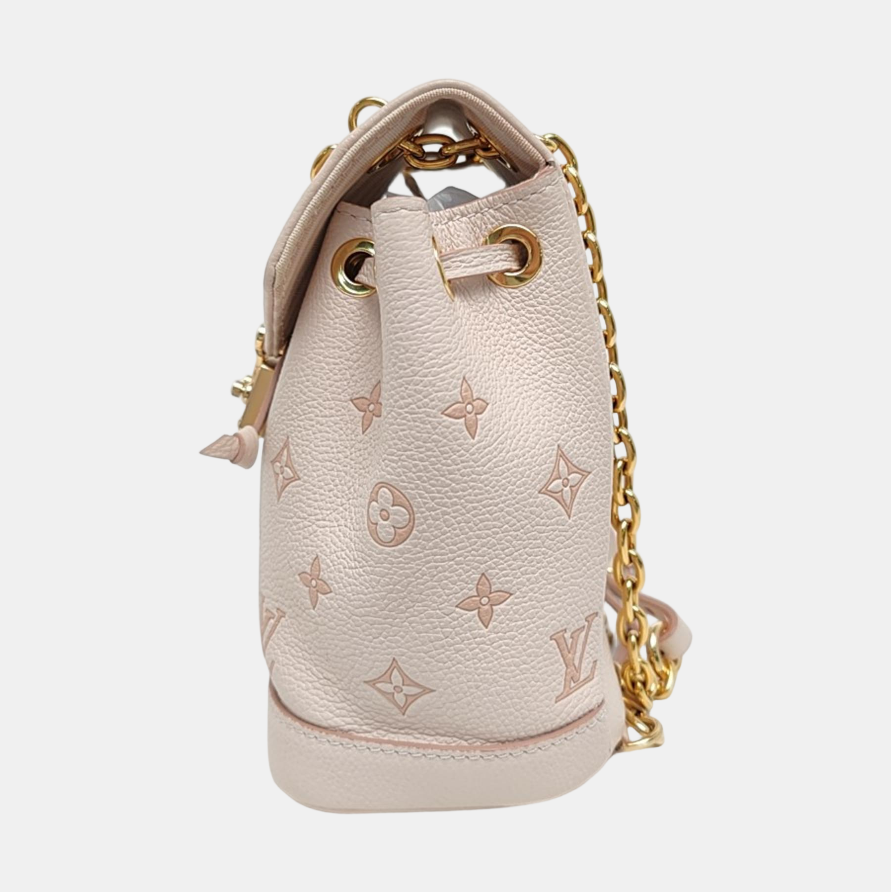 NOÉ Nano Monogram Calfskin Beige