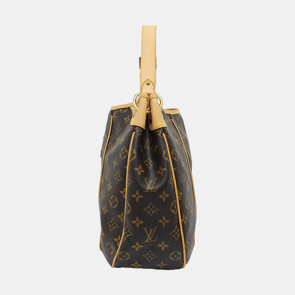 GALLIERA Monogram Coated Canvas Brown