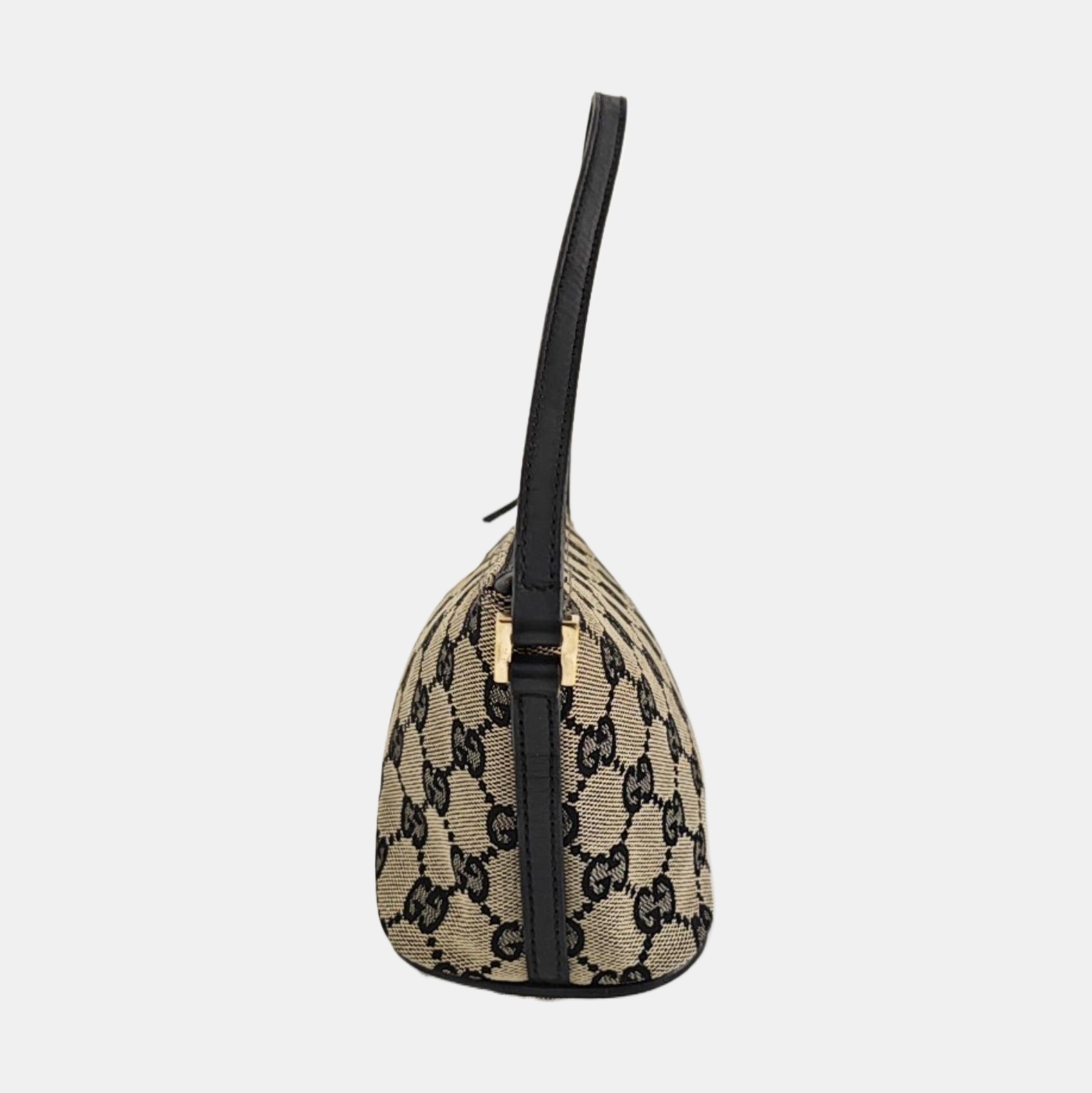 Monogram Canvas Top Handle Bag Brown
